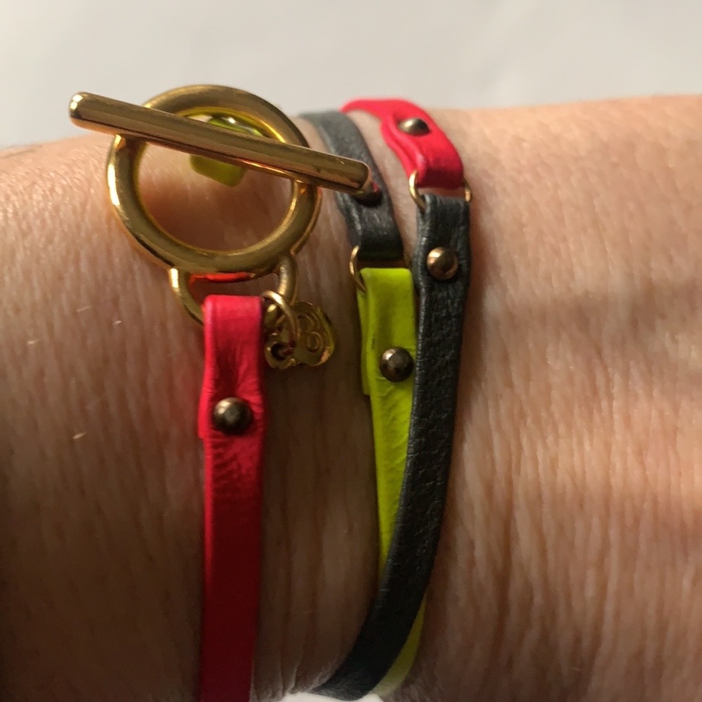 Gorjana wrap leather bracelet